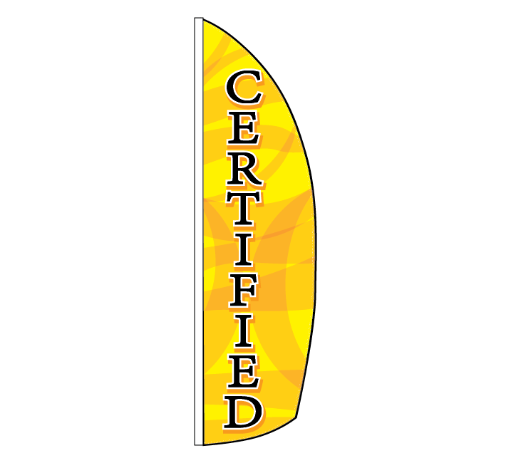 CERTIFIED Feather Flag (CERT2)