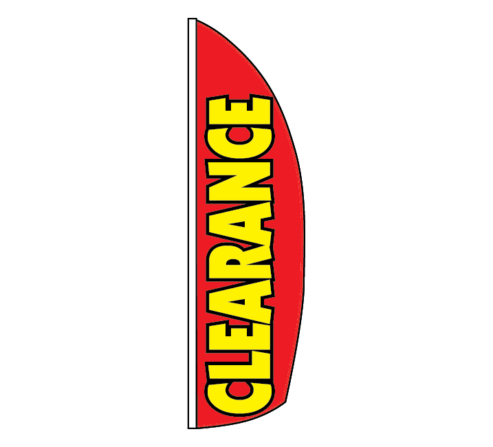 CLEARANCE Feather Flag (CLEA2)