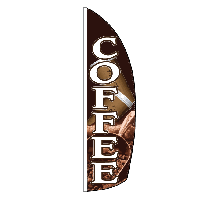 COFFEE Feather Flag (COFF1)