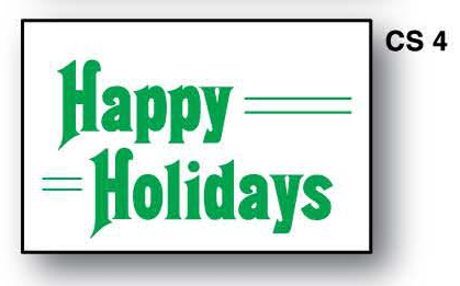 Metallic Fringe Holiday Pennants