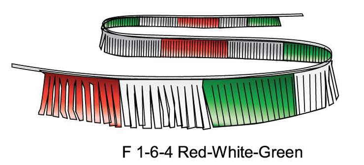 Fiesta Poly Fringe Pennant Strings