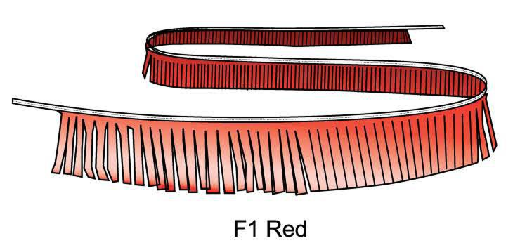 Fiesta Poly Fringe Pennant Strings