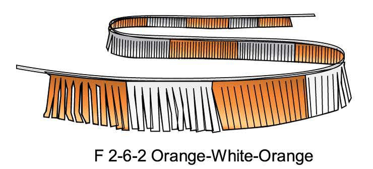 Fiesta Poly Fringe Pennant Strings