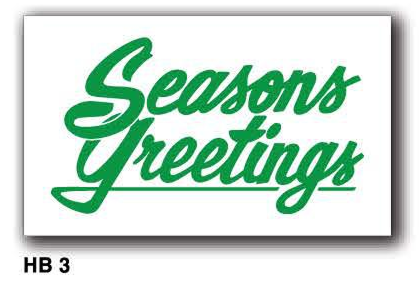 Stock Holiday Vinyl Banners (3'x5')