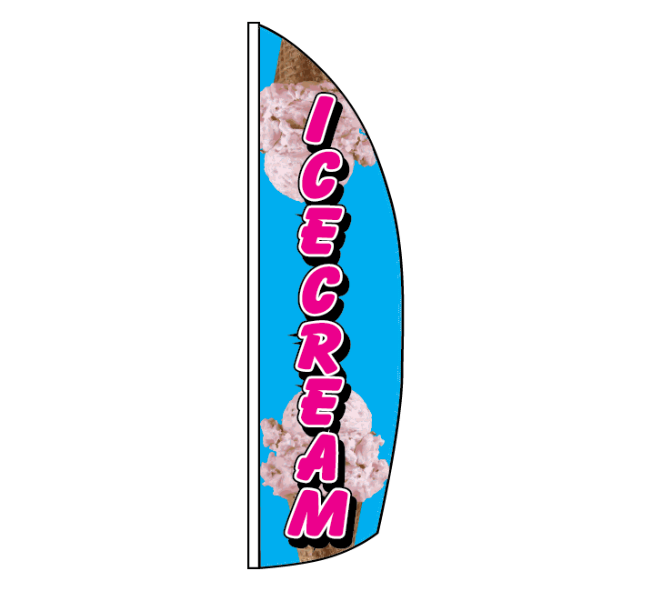 ICECREAM Feather Flag (ICEC1)