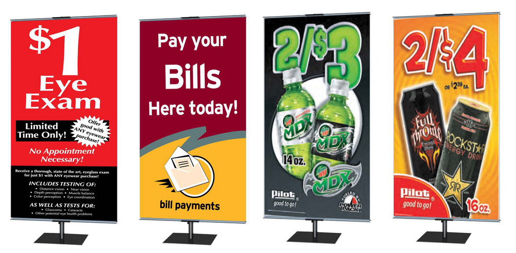 Indoor Banner Display Stands