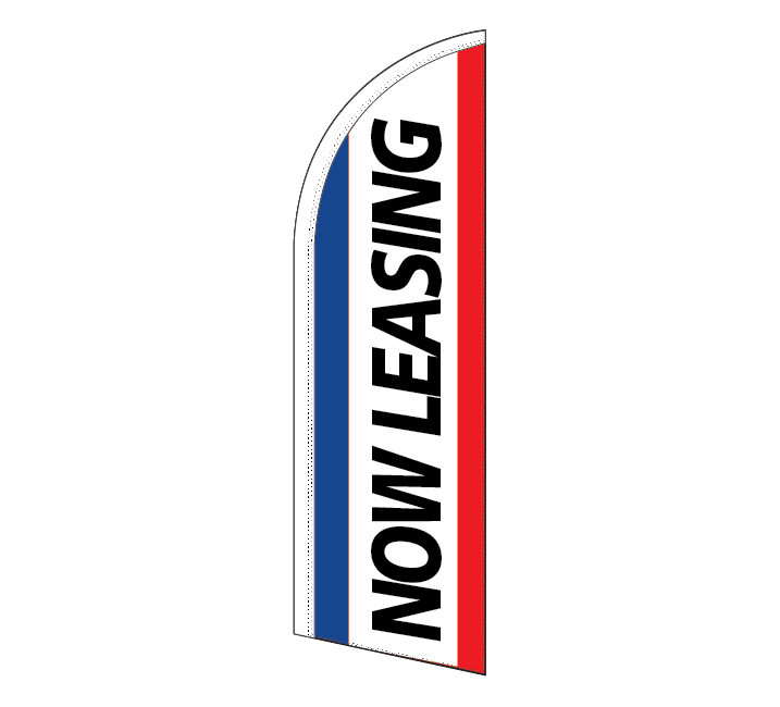 NOW LEASING Feather Flag (LEAS1)