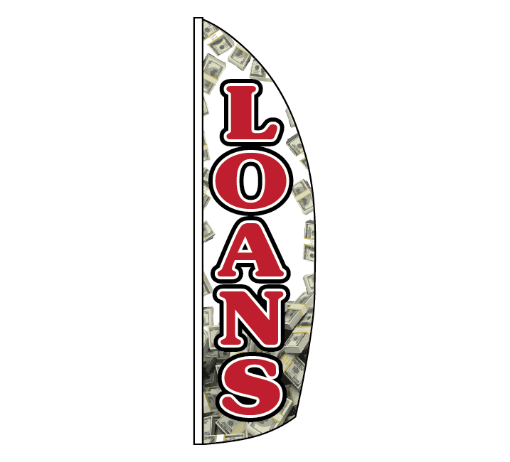LOANS Feather Flag (LOAN1)