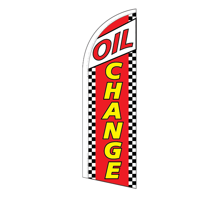 OIL CHANGE Feather Flag (OIL1)