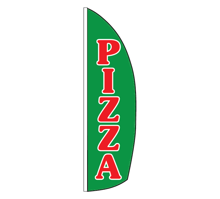 PIZZA Feather Flag (PIZZ1)