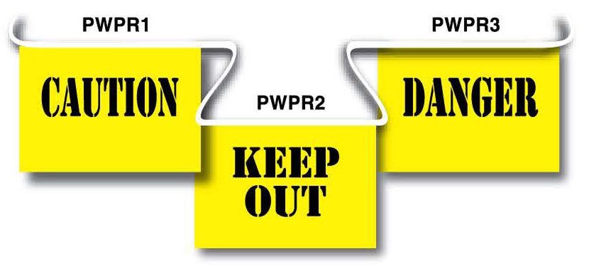 Warning Pennant Strings