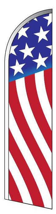 Nylon Solid Color Feather Flags