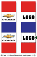 5 Panel Dealer Logo & Message Stacks (3'x12')