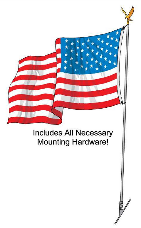 Printed USA Residential Flag Kit