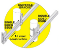Universal Brackets (Single & Double Sided)