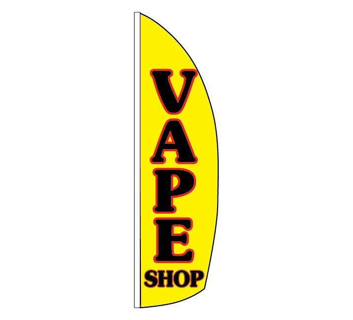 VAPE SHOP Feather Flag (VAPE1)