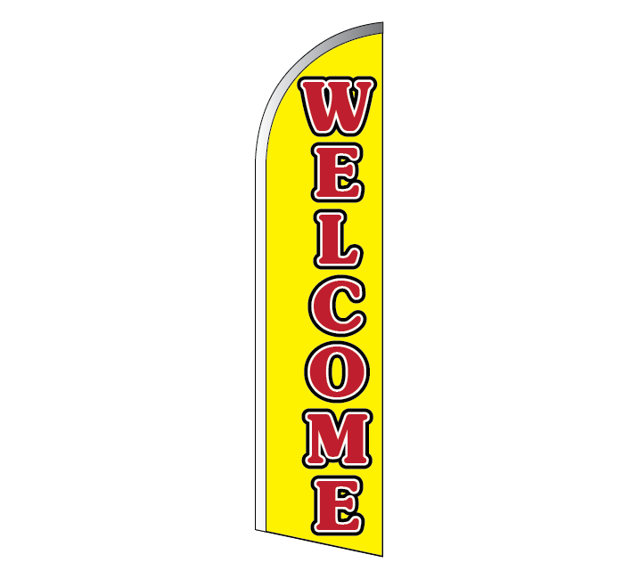 WELCOME Feather Flag (WELC3)
