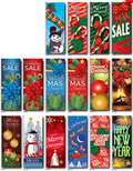 Holiday Polyester Pole Flags (3'x8')