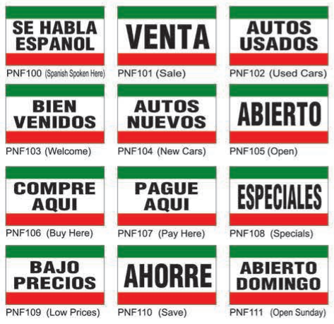 3 Stripe Dealer & Message Flags (3'x5')