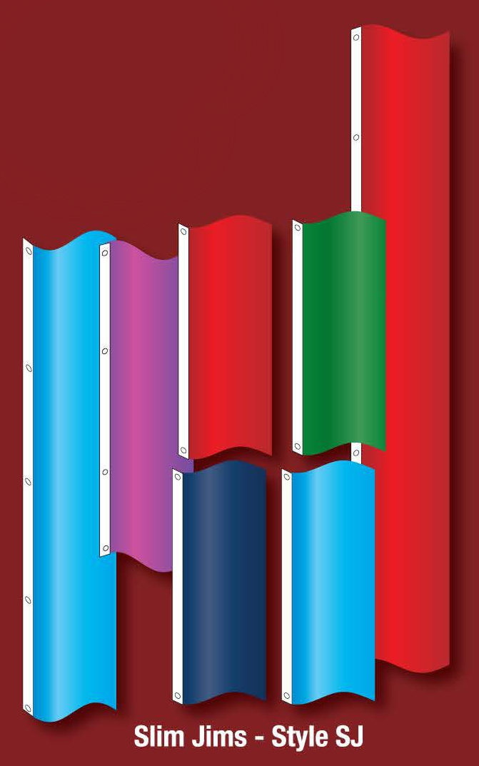 Tall Attention Flags